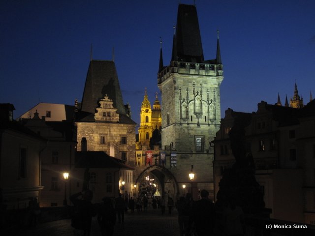 Prague by night