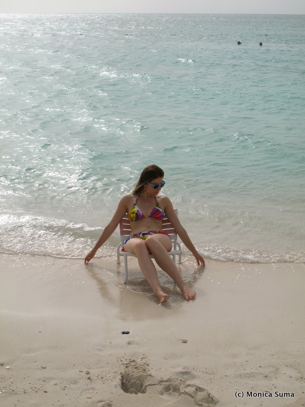 Lounging on Grace Bay Beach Turks & Caicos 