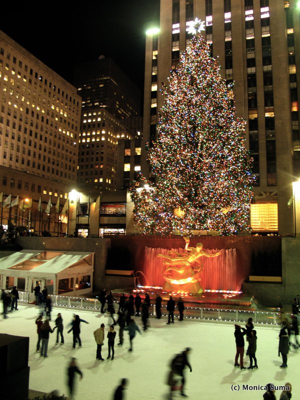 Skating at Rockefeller Center NYC